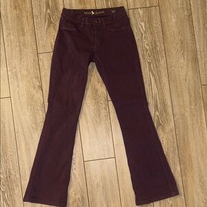 MiH Jeans Women's Boot Cut Pants - Rich Purple